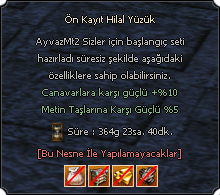 Hilal Yüzüğü Detay